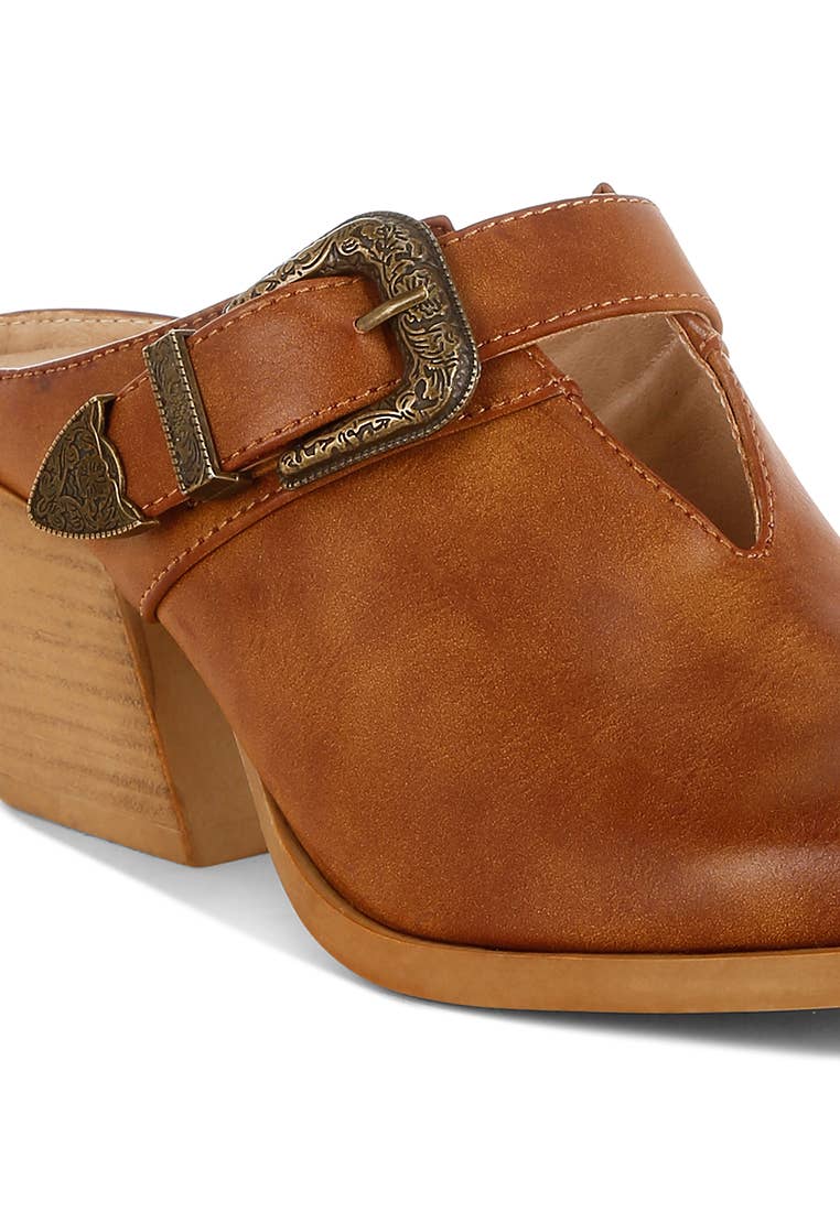 Rag Company - Vente Mules – femme - Mules à boucle sculptée Holler9