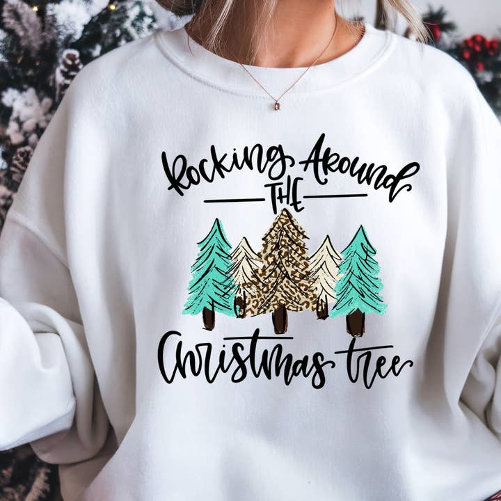 Rocking Around The Christmas Tree Crewneck-tröja för wholesale av Kiki's Boutique
