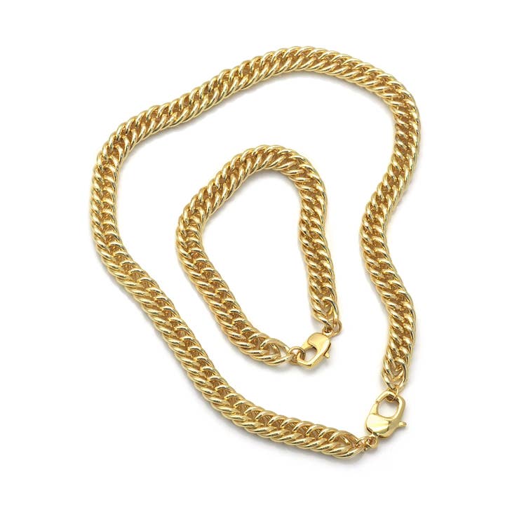 Franco Link Chain Necklace Bracelet, sku#EF188 for wholesale by BestBeads&Beyond