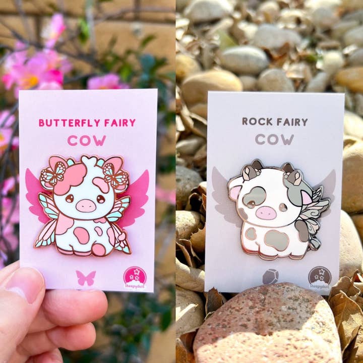 Sheepydust - Wholesale Lapel pin/button - Fairy Cows Mystery Pin Bag6