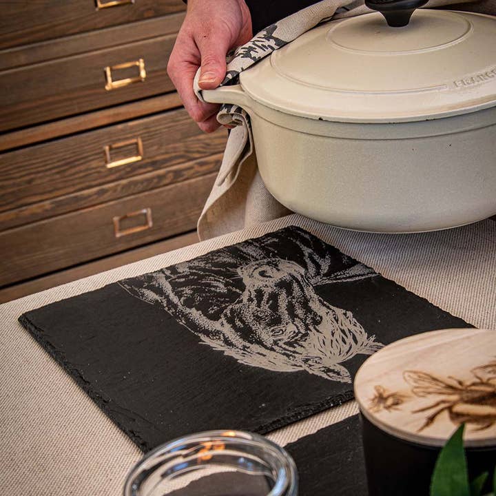 Slate Pot Stand - Horse Portrait for wholesale by Selbrae House Ltd