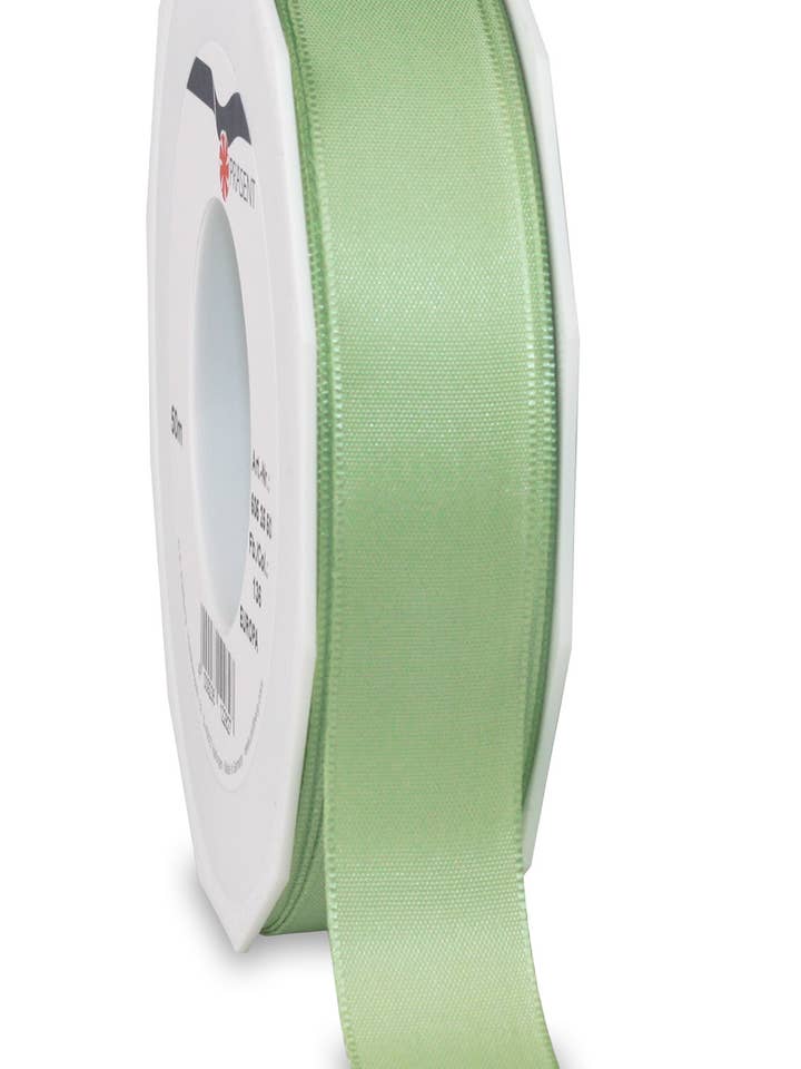 Taftband Europa 50-m-Rolle 25 mm pastellgrün für den Großhandel von C.E. PATTBERG GmbH & Co. KG