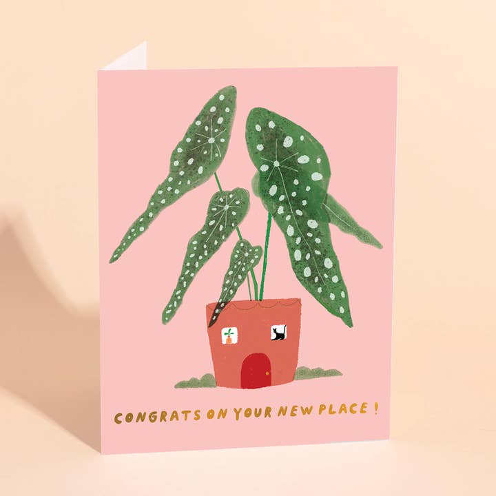 CASITA BEGONIA - Housewarming Card for wholesale by Carolyn Suzuki