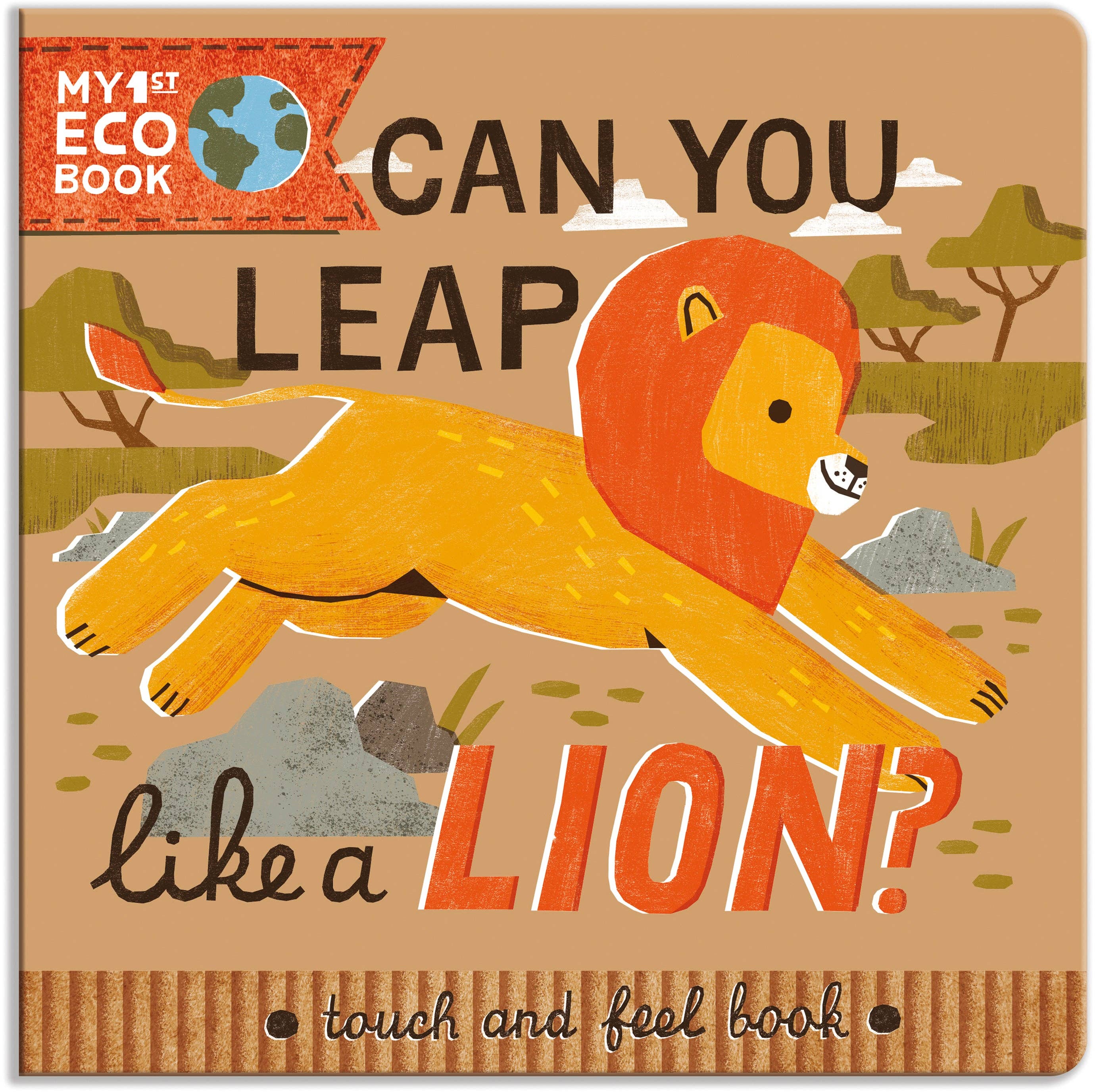 Robert Frederick Ltd – wholesale Baby and toddler book (0–2) – Can You Leap Like A Lion? - Children’s Eco Board Book0