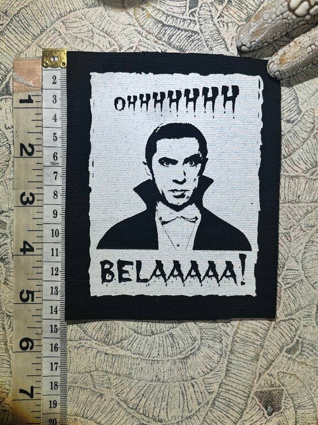Three Raccoons – wholesale Patch – OHHHHHH! Belaaaaa! Bela Lugosi Bahaus patch.2