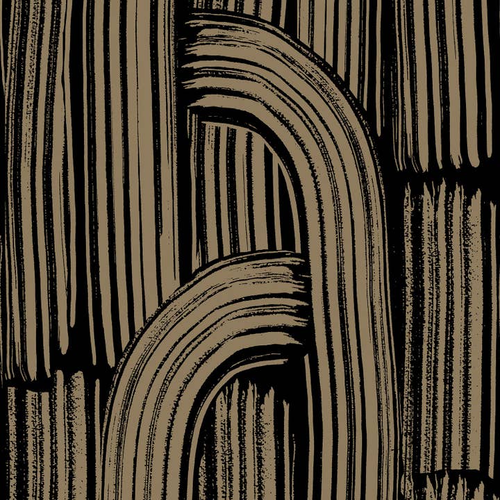 Crescent - Carta da parati Fossil per la vendita all'ingrosso da parte di Detroit Wallpaper Co.