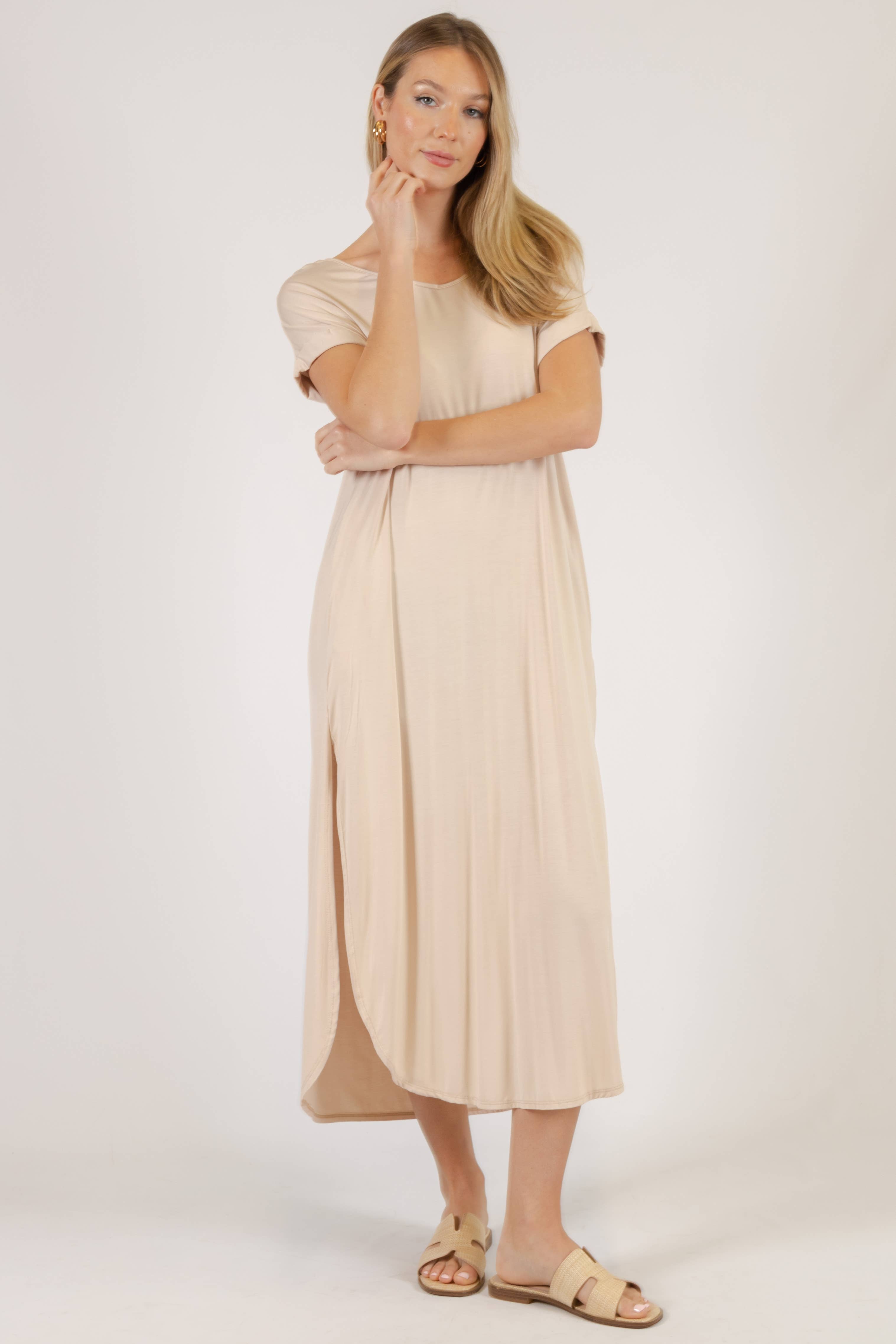 Before You Collection - Vente Robe – femme - Robe longue en modal en rayonne6