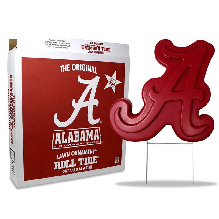 The Original Alabama Crimson Tide Lawn Ornament - Roll Tide for wholesale by Fanlawnaments