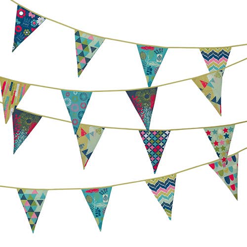 Guirlande en tissu - Flag Line - Guirlande de fête - XL - FANTAISIE pour la vente par Mijn Eigen Slinger