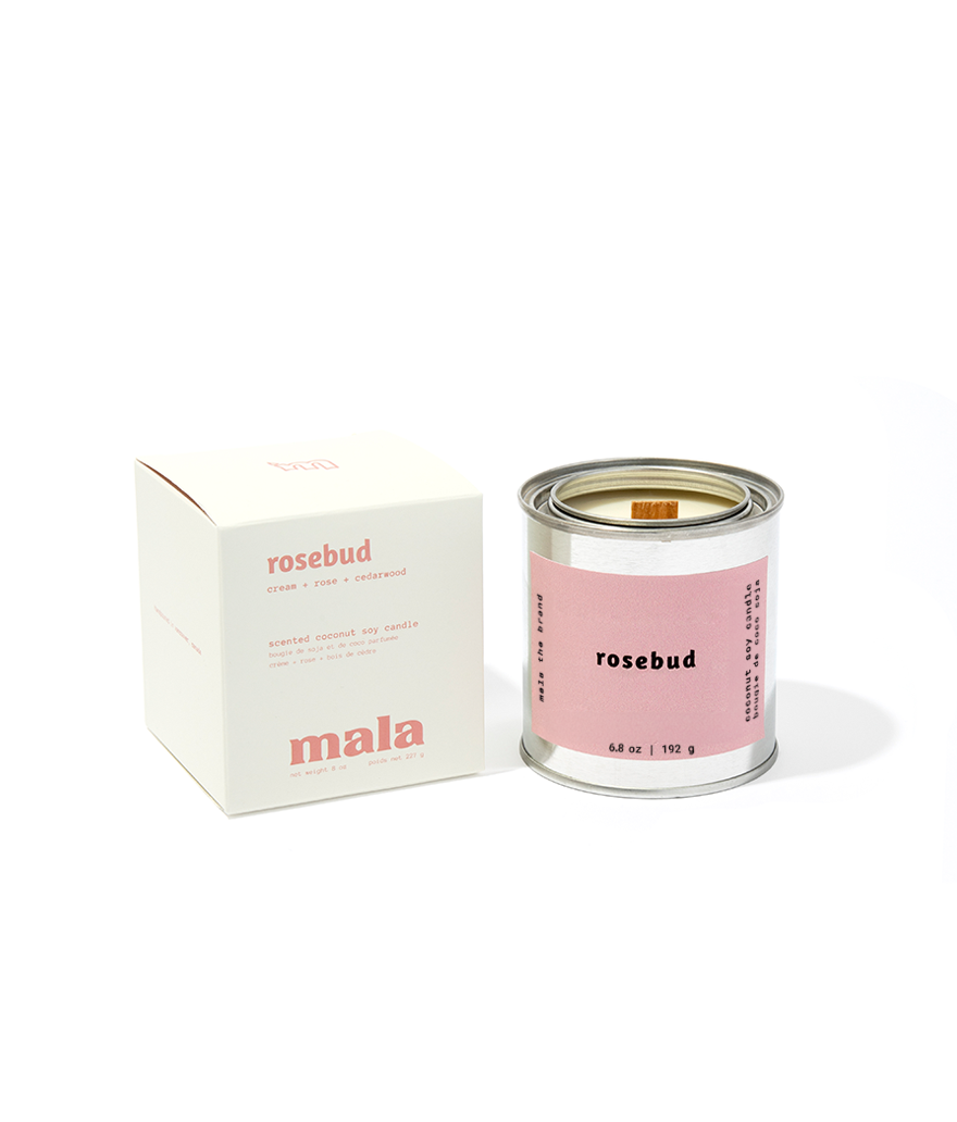 Mala the Brand - Wholesale Travel Candles - Rosebud | Coconut-Soy Wax Candle 1