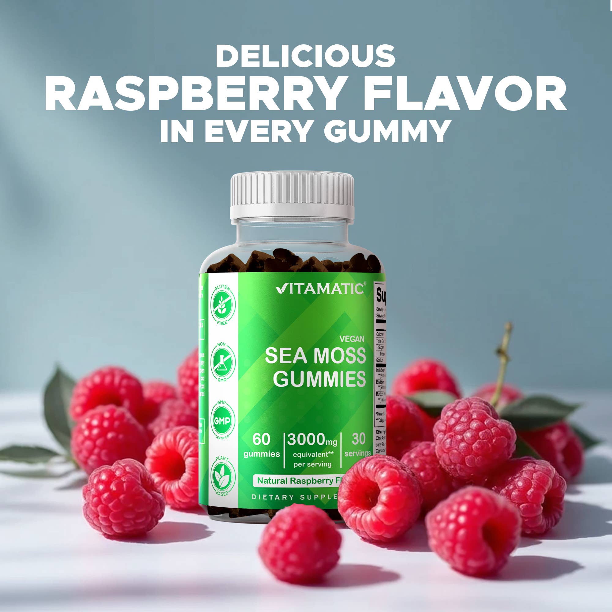 Vitamatic - Wholesale Oral Supplement/Vitamin - Vitamatic Irish Sea Moss Gummies 3000 mg6