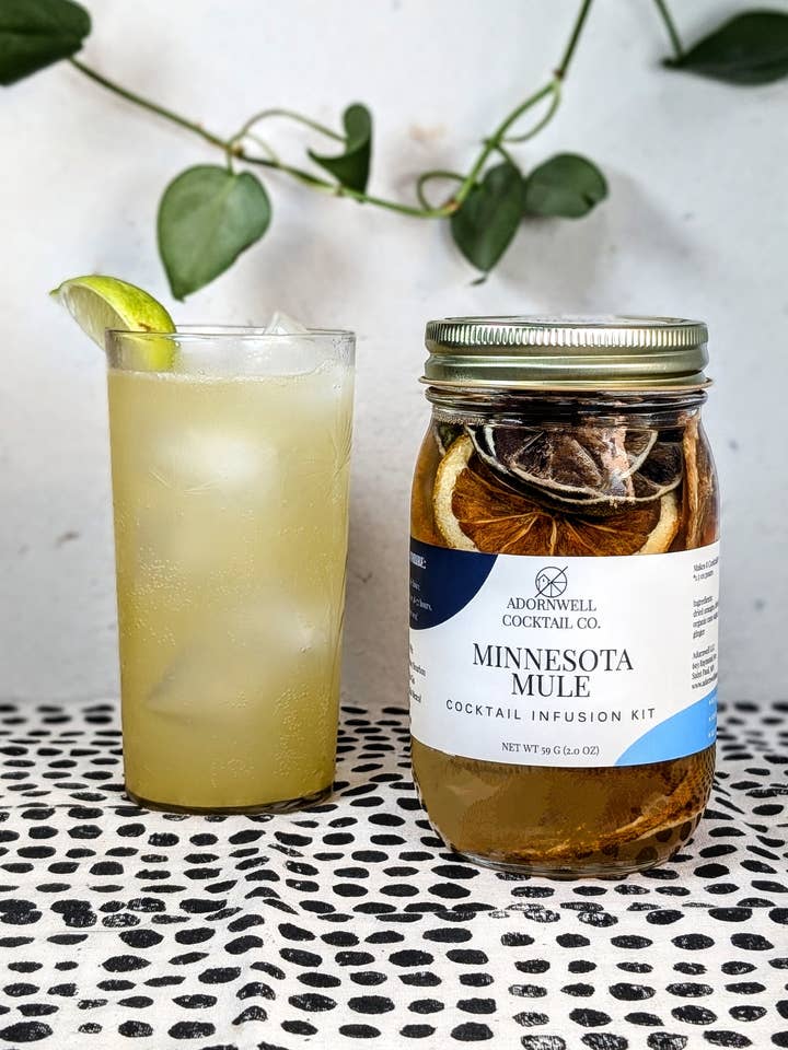 Minnesota Mule cocktailinfusionssats för wholesale av Adornwell Cocktail Co.