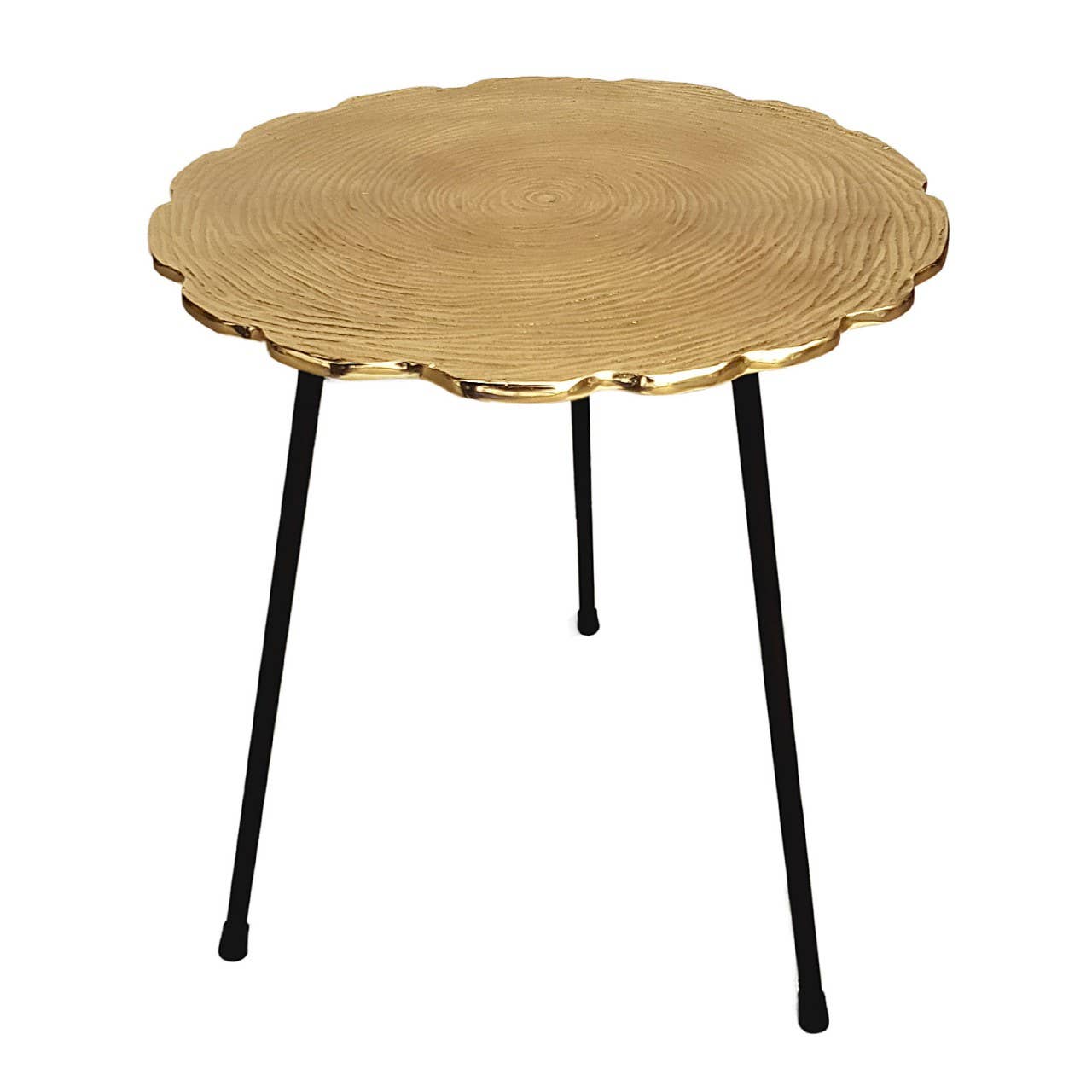 Voglrieder – Engroshandel Tebord – Sidebord metal dekorativt bord Hilton ø 35 x H 46 cm rund A11