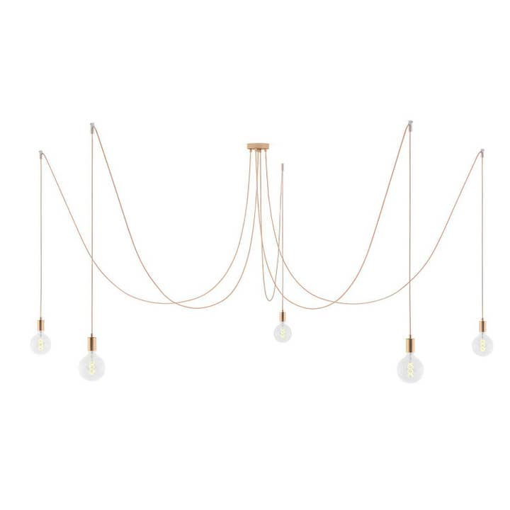 Spider - Suspension multiple à 5 chutes Made in Italy pour la vente par LIGHTINUP S.R.L.