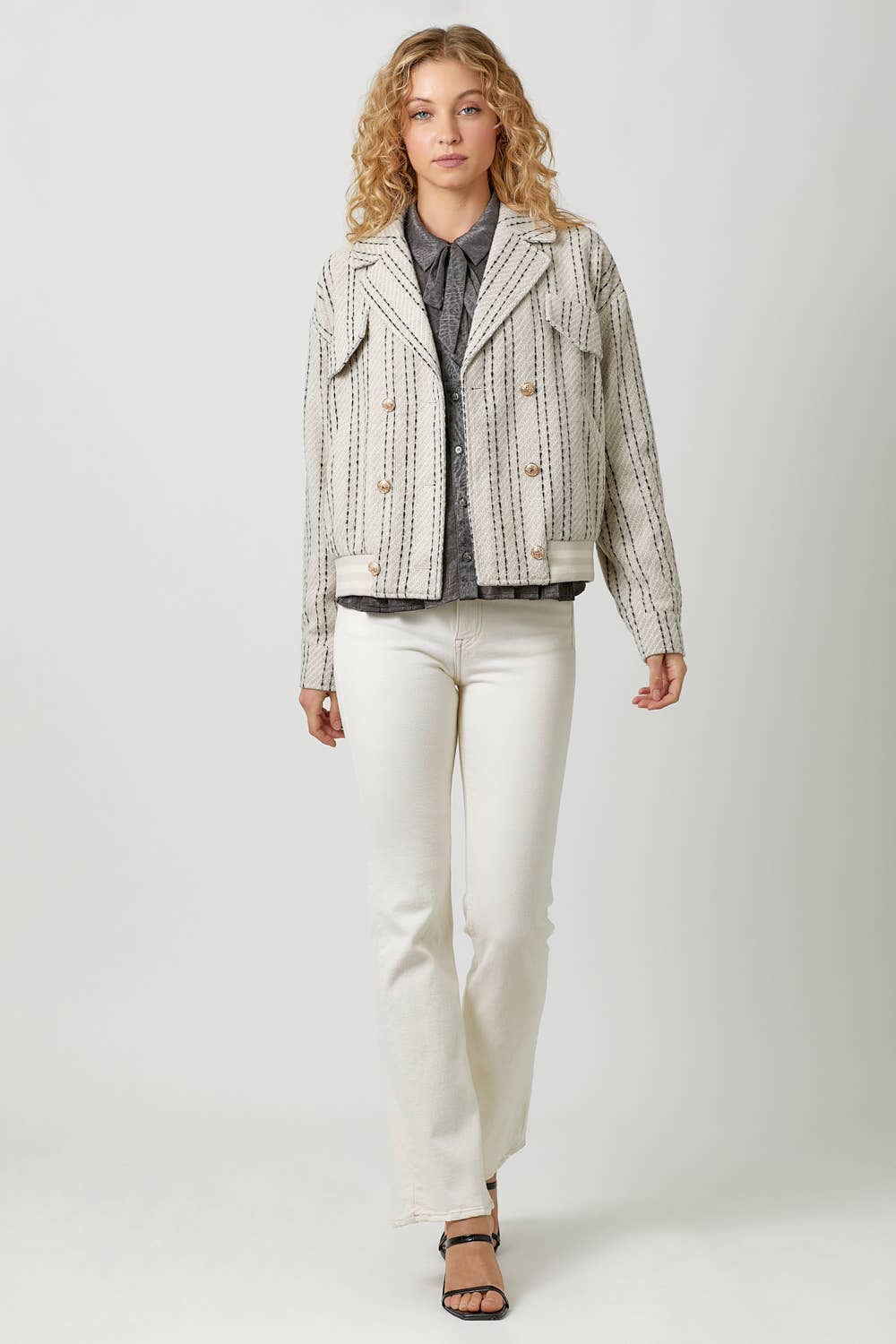 Mystree – wholesale Bomberjacka - Dam – 60732 Bomberjacka med ränder14