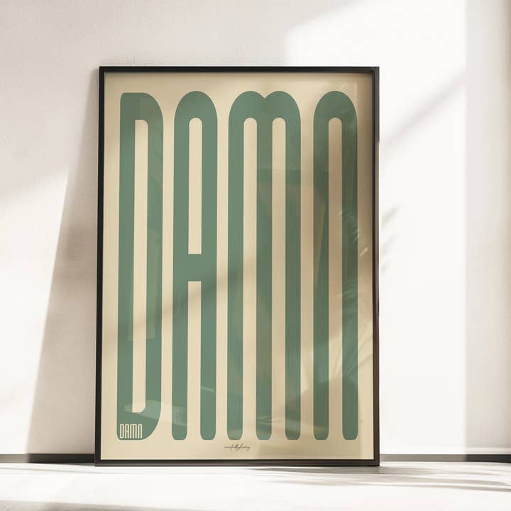 Createdbyharry - Wholesale Art Print - Damn Wall Art Print5