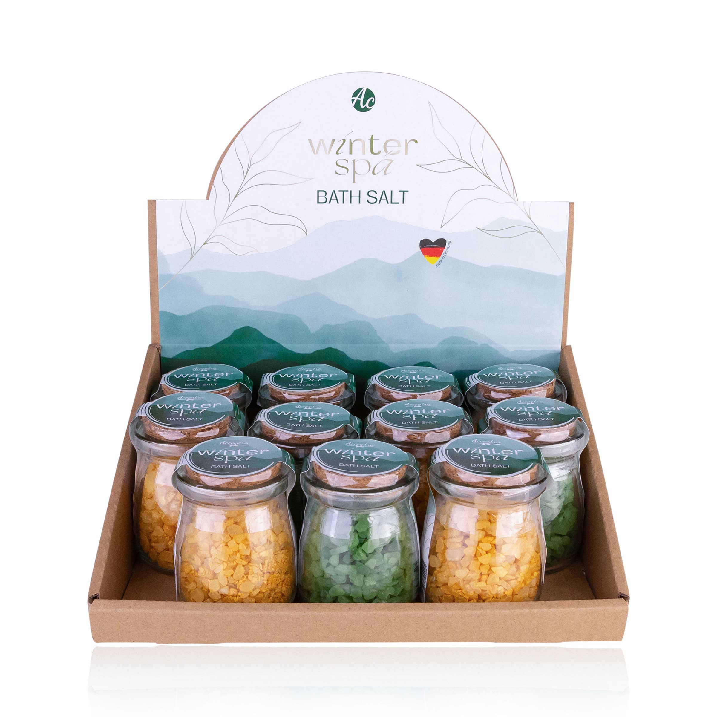Accentra - Wholesale Bath Salts - Bath Salt WINTER SPA in a Jar