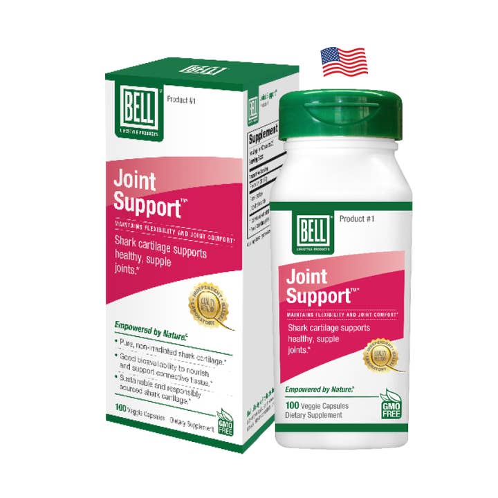 Joint Support™ w/ shark cartilage & chondroitin 100 Veg Cap for wholesale by Bell Lifestyle Products Inc.