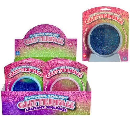 Handee Products (HPC) - Wholesale Fidget Toy - Kids - Glitterfall Sensory Desk Toy - Assorted Colors0