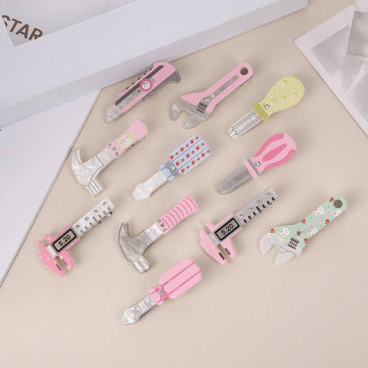 Whimsical Tool - Inspired Hair Claw, Cute Side Clip for wholesale by SoapElenGlen
