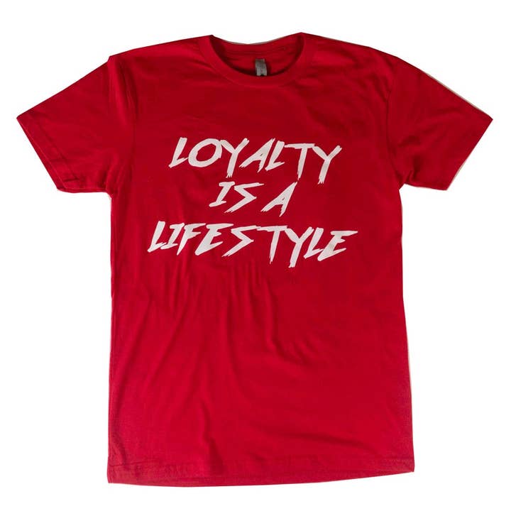 Loyaliteit is een levensstijl - Rood voor wholesale door Koolforlife Inc