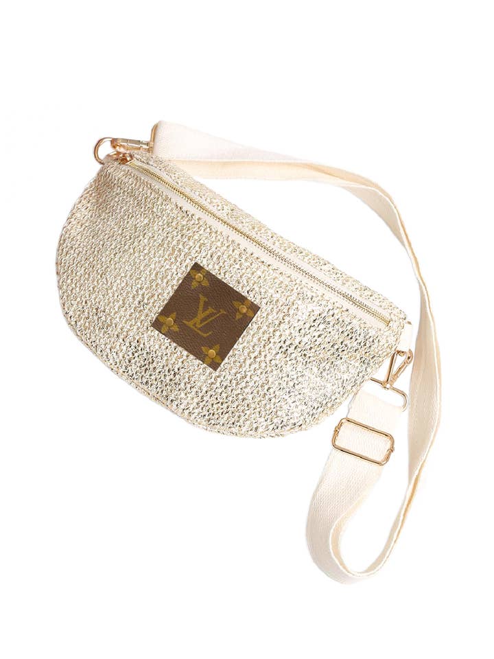 Sac bandoulière texturé recyclé pour la vente par Embellish Your Life