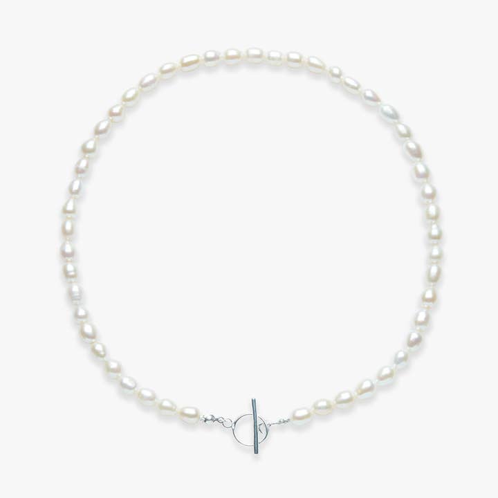 Collier complet en perles Rêve en argent pour la vente par Koi Atelier