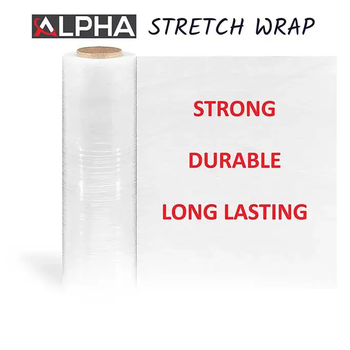 IPACKNOW INC - Wholesale Cellophane Bag - Hand Stretch Film Plastic Wrap 18" x 1000' 80 Gauge - 4Roll2
