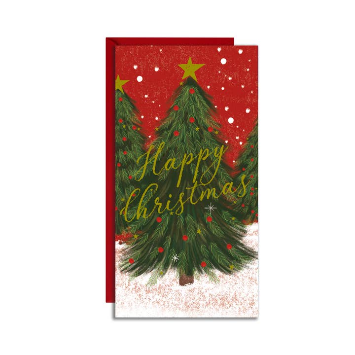 Portafoglio di Natale Albero di Natale Felice per la vendita all'ingrosso da parte di The Great British Card Company (GBCC) Ltd