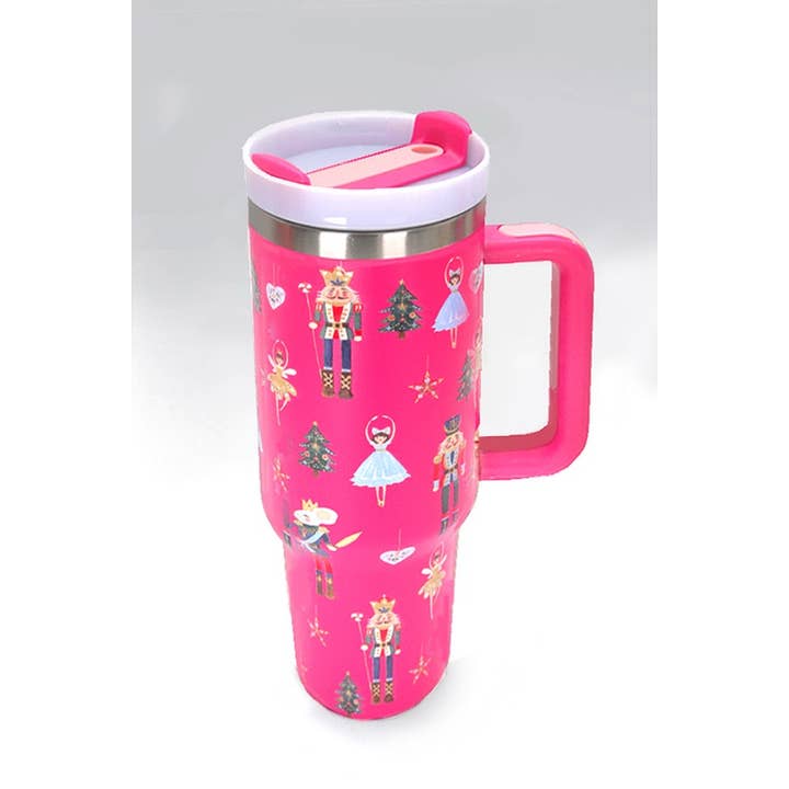 JOSSLYN by wall to wall - Wholesale Insulated Mug/Tumbler - 40oz STAINLESS STEEL TUMBLER CHRISTMAS | TB40OZ