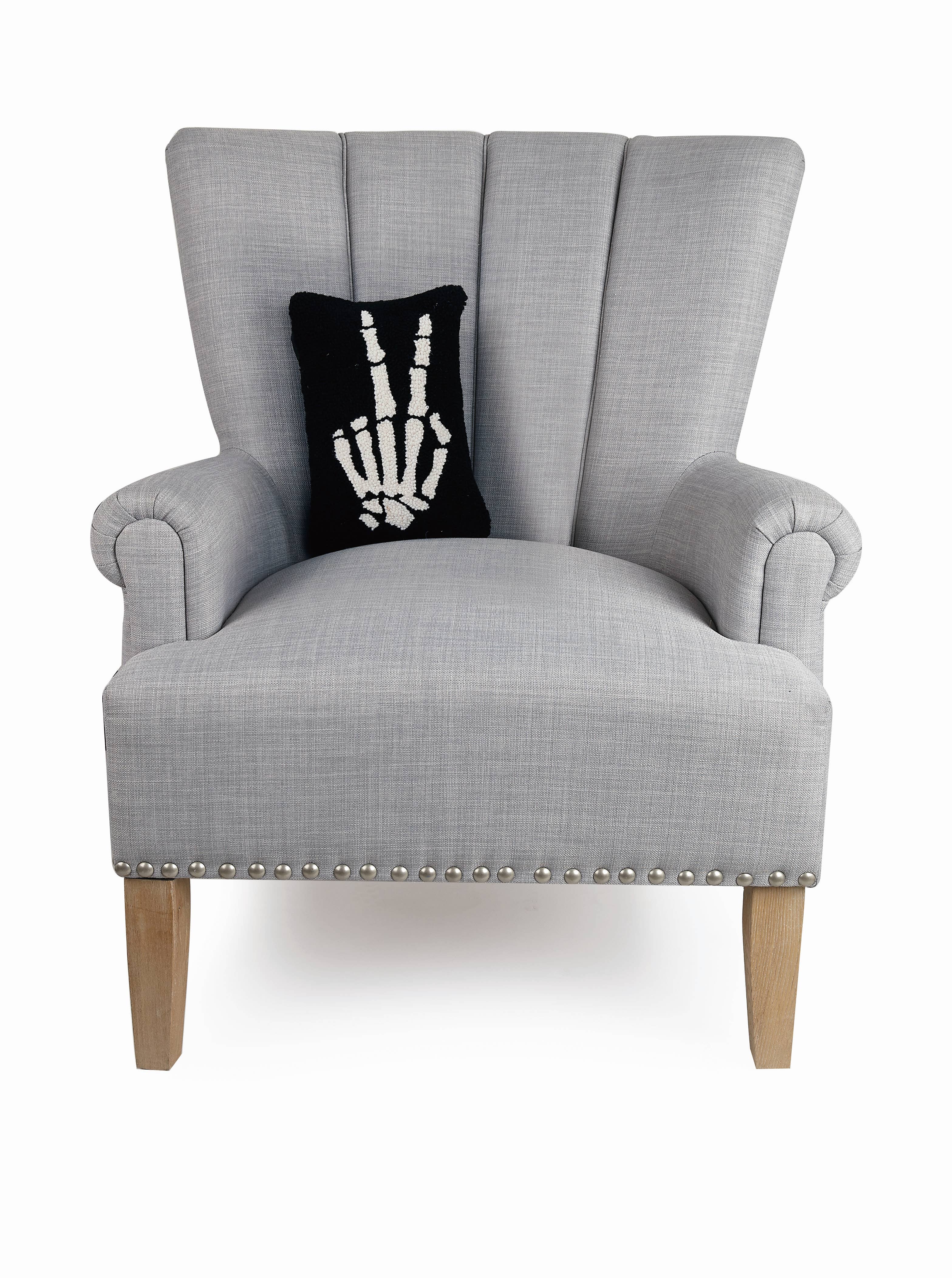 Peking Handicraft - Wholesale Throw/Decorative Pillow - Skeleton Peace Hook Pillow2