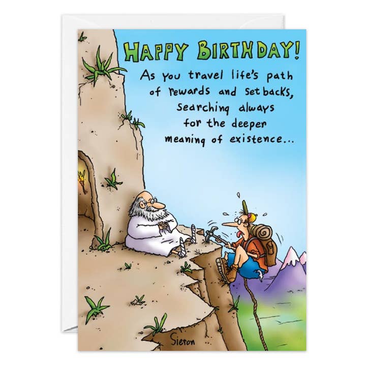 Wait In The Bar Birthday Card - 7283 for wholesale by Oatmeal Studios