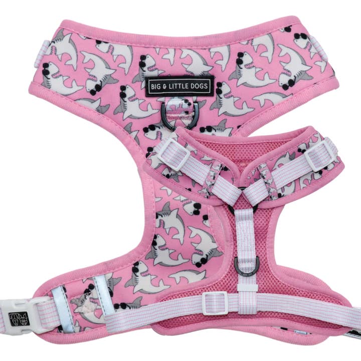 Big and Little Dogs - Wholesale Pet Harness - Dog - ADJUSTABLE DOG HARNESS: Bite Me (Pink Version) {DISCONTINUED}
