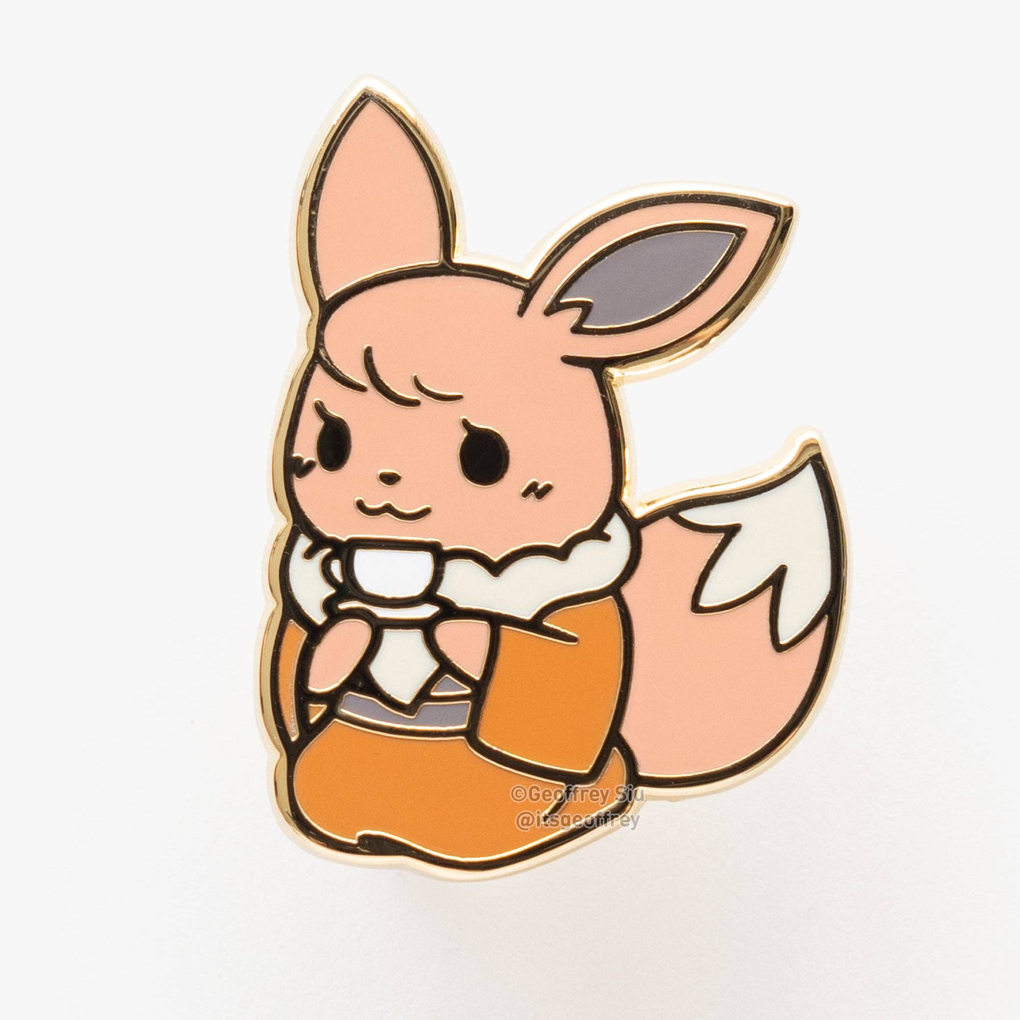 Geoffrey Siu Art LLC - Wholesale Lapel Pin/Button - Teaveelution Pokema'am Hard Enamel Pins0