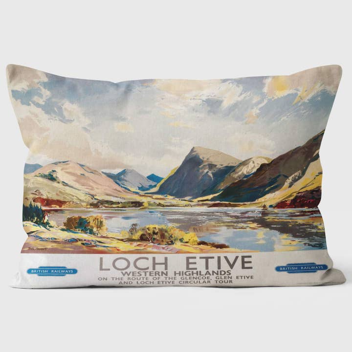 Loch Etive Western Highlands - National Railway Museum for wholesale by ART CUSHIONS