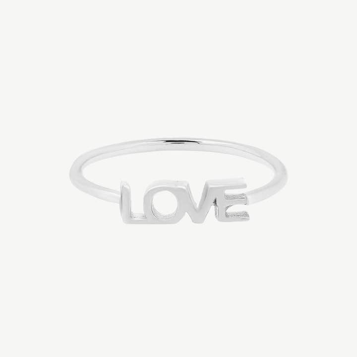 Studio Grun - Wholesale Band/Stacked Ring - Love Ring in Silver