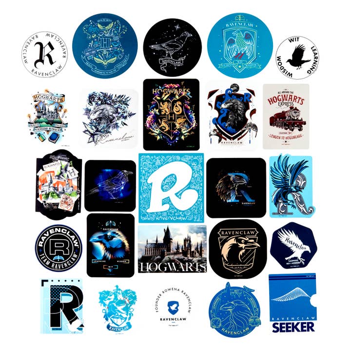 Conquest Journals - Wholesale Sticker - Harry Potter Ravenclaw Decals (60-Pack)