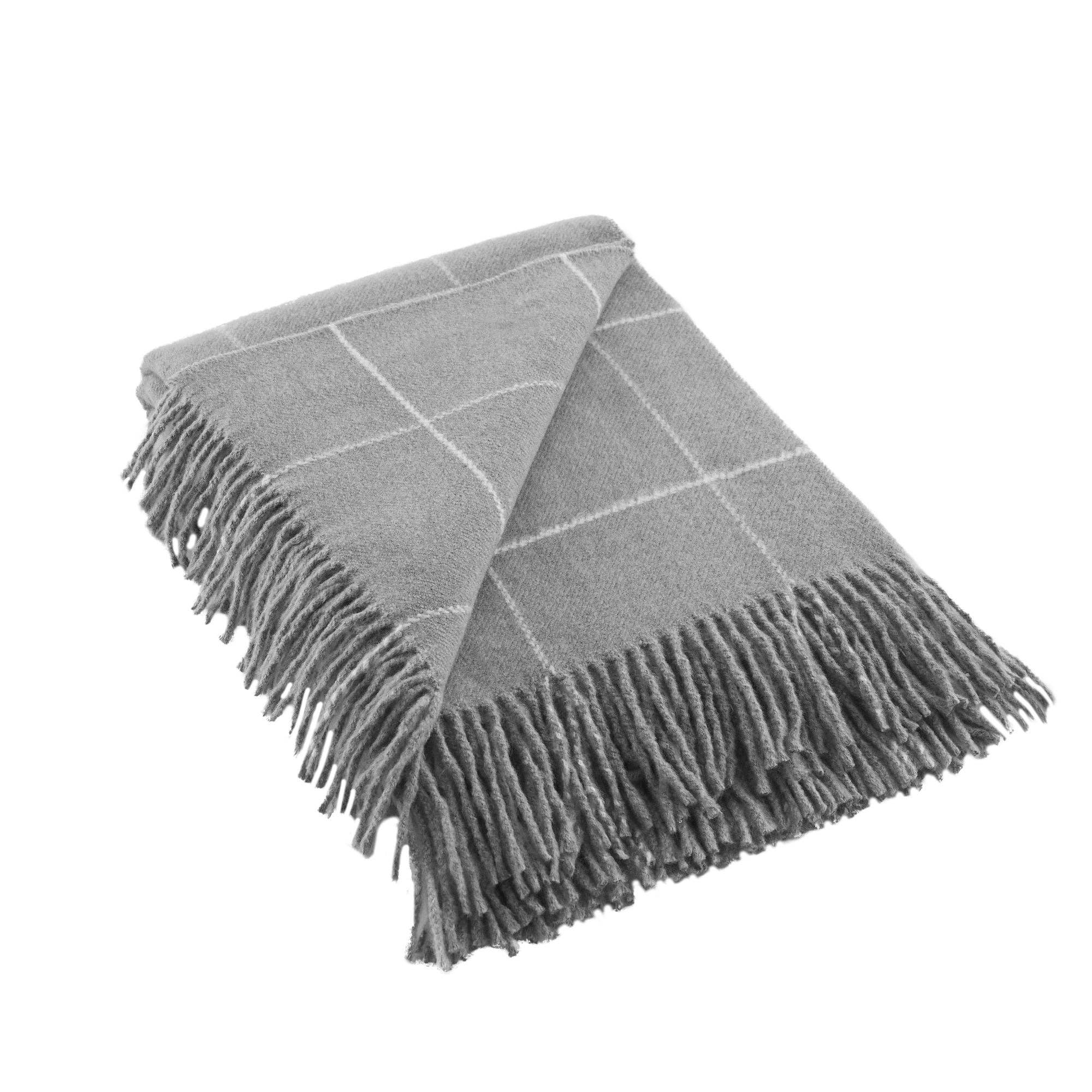 Narniar - Wholesale Throw Blanket - Cashmere-Like Throw (Windowpane) 50x60"4