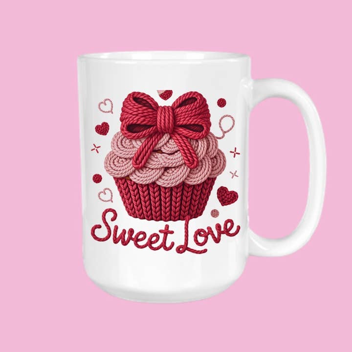 Süße Liebe, Cupcake, Zucker, Valentinstagstasse für den Großhandel von GirlySips