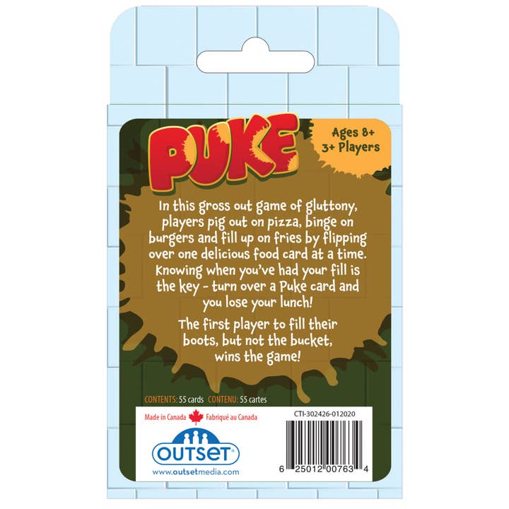 Outset Games and Cobble Hill Puzzles - Wholesale Card Game - Puke Card Game