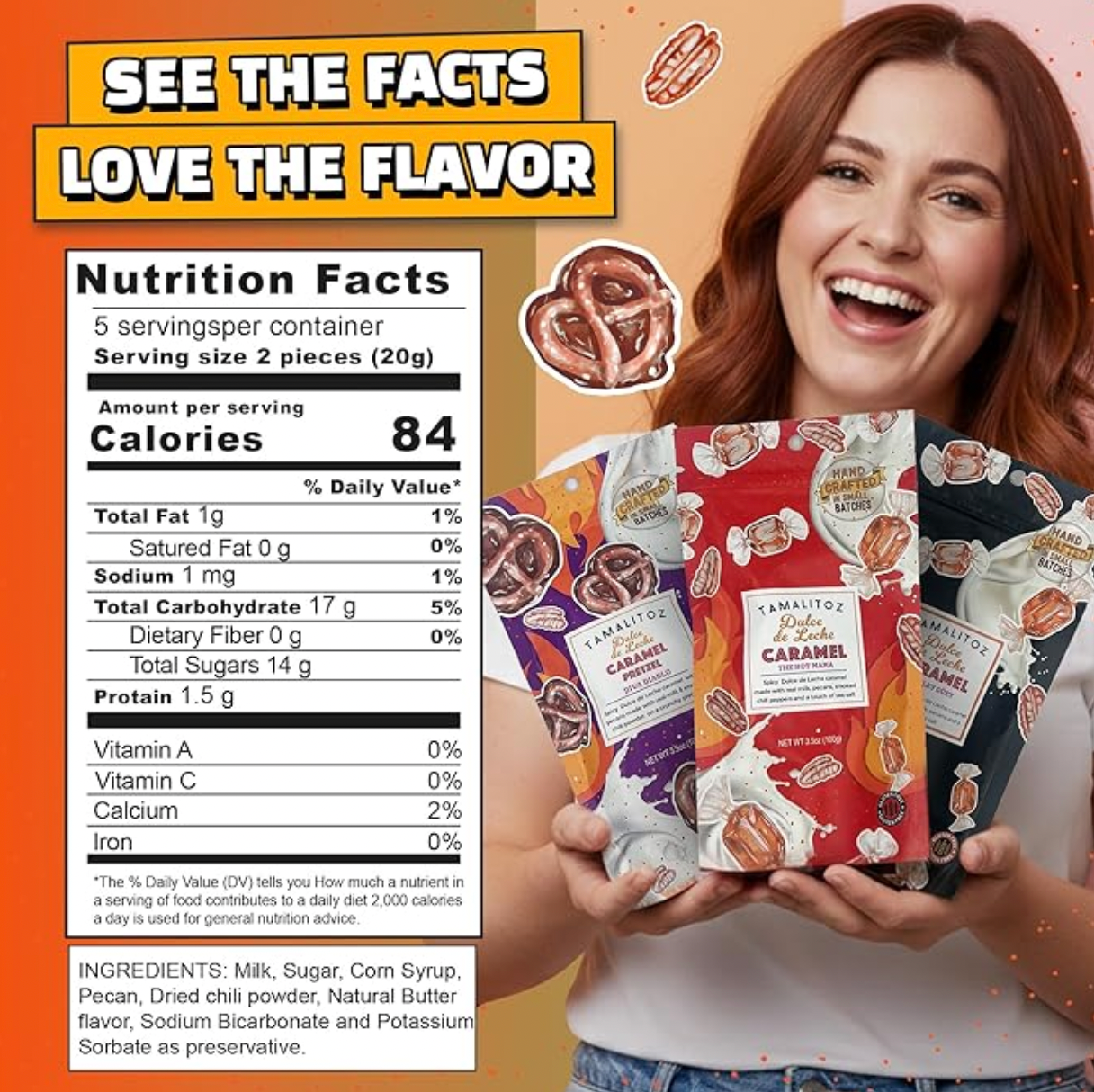 Sugarox Candy Studio LLC - Wholesale Pretzels - Tamalitoz Dulce de Leche Caramel - Diva Diablo (pretzel) 12c3