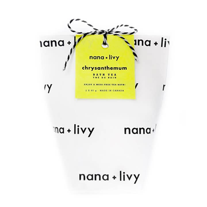 Thé de bain au chrysanthème pour la vente par Nana + Livy