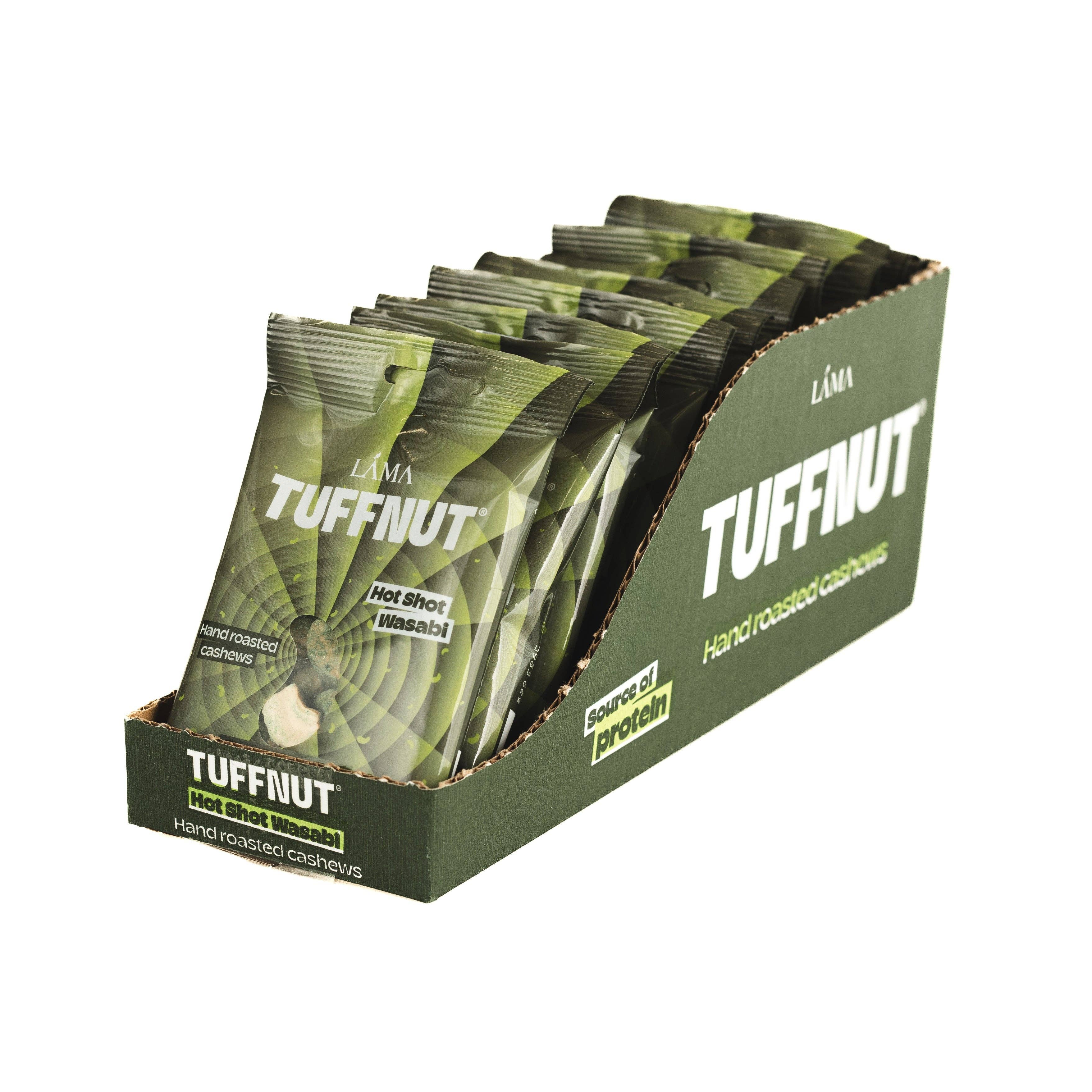 Lama Trading Company LTD – wholesale Nuts – TuffNut Hot Shot Wasabi Hand Roasted Cashews8