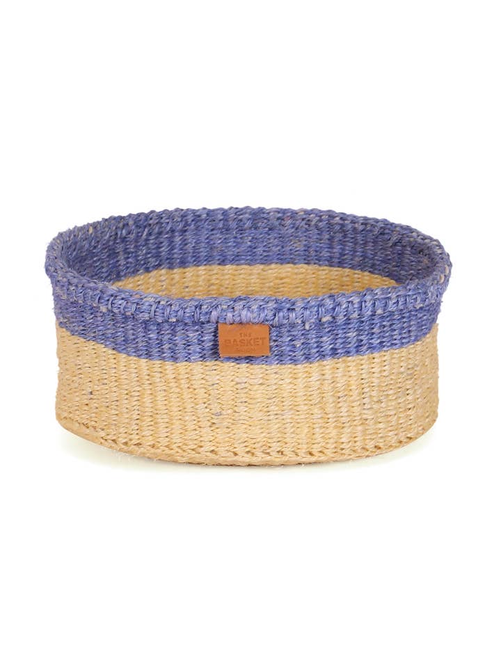 AJILO : Panier à pain bleu bleuet et jaune pour la vente par The Basket Room