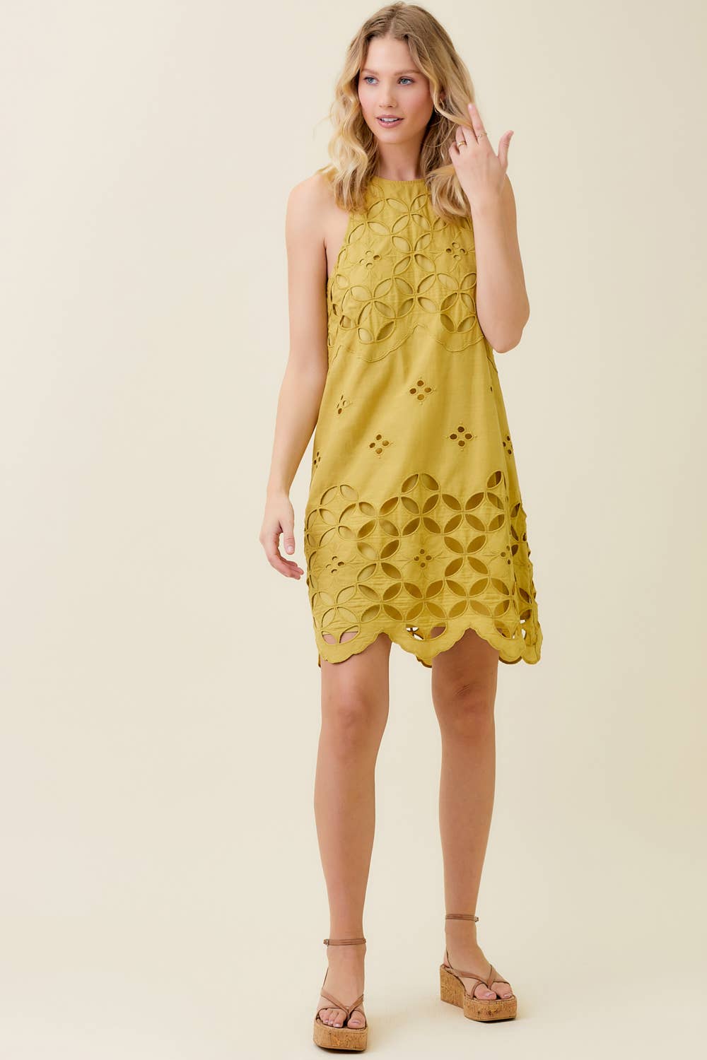 Mystree – Engroshandel Kjole - Dame – 60048 Halter Neck Blonder Kjole40