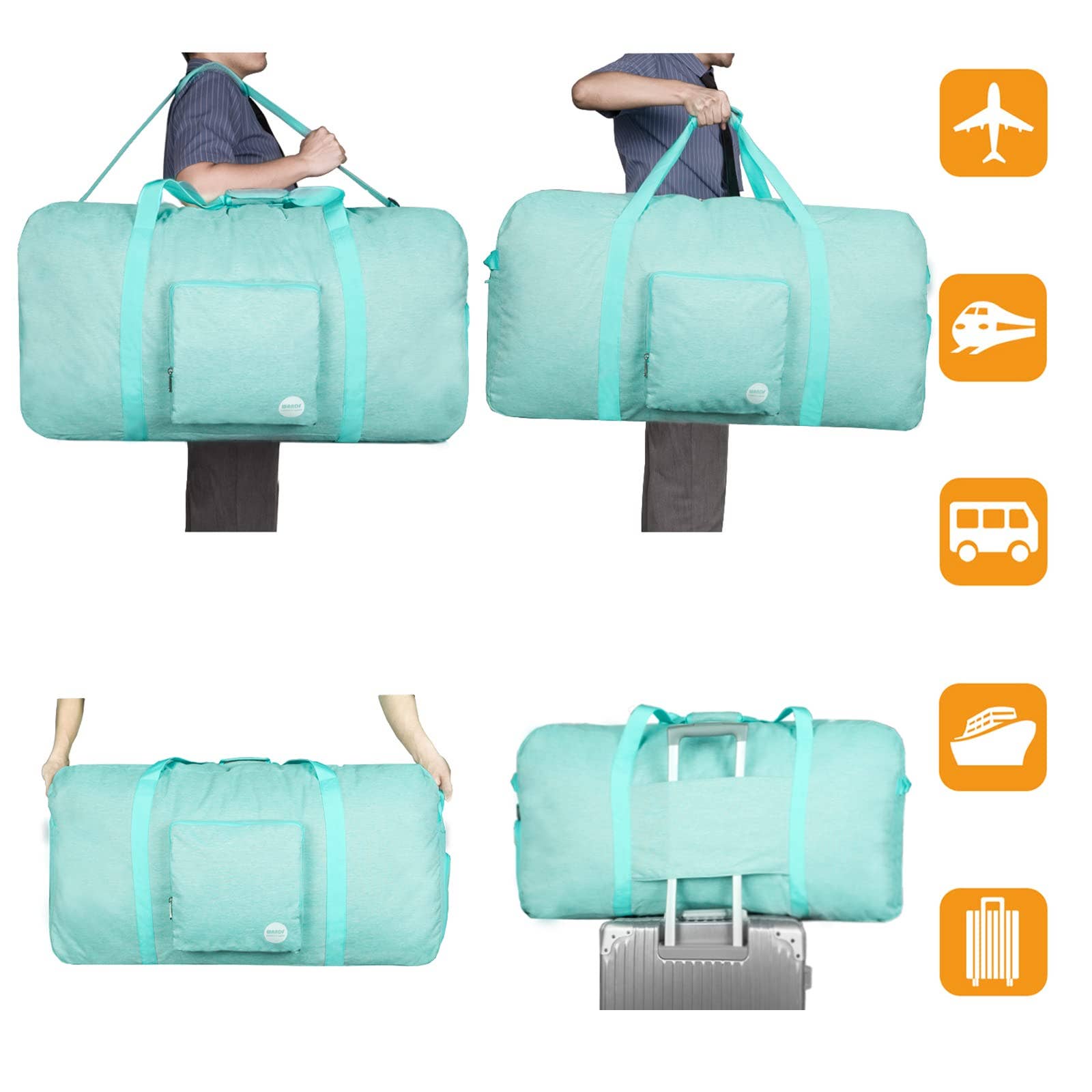 wandf - Wholesale Weekender Bag - Unisex - Large Size WANDF Duffle Bags 32 Inches (100L) Foldable Bag41