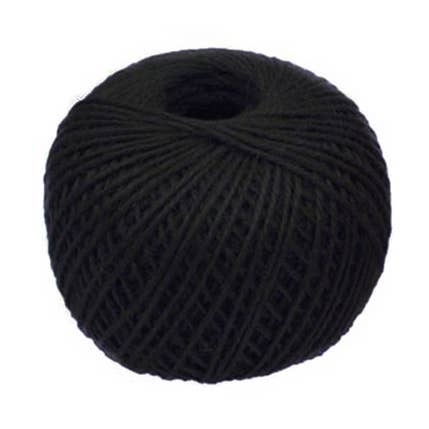 Jute Twine - Black - 60 meters for wholesale by AW Aromatics Limited