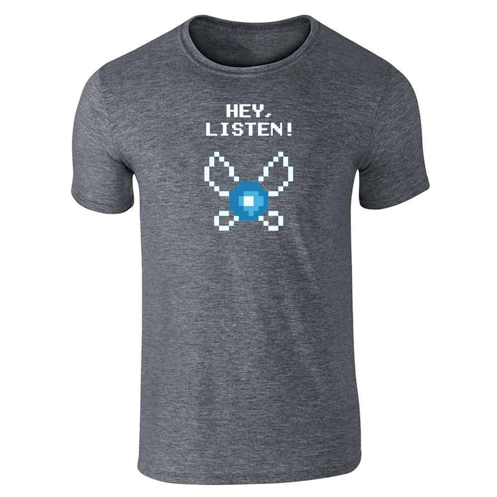 Pop Threads - Wholesale Screen Printed T-Shirt - Unisex - Hey Listen! Navi Video Gaming Gamer Funny Unisex Tee10