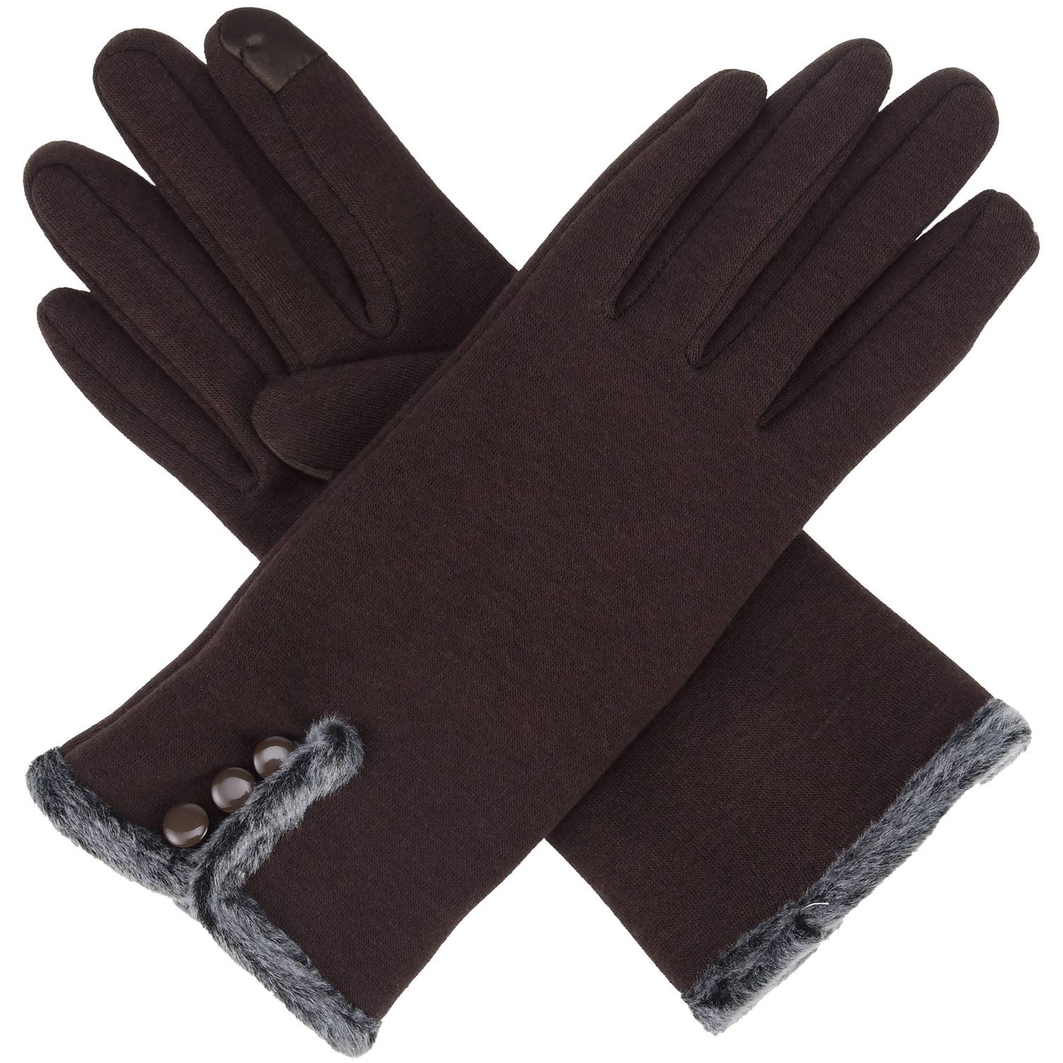 Jasper Trading LLC - Wholesale Gloves - Women's - JG767 - One Dozen Ladies Fleece Texting Gloves (555)3
