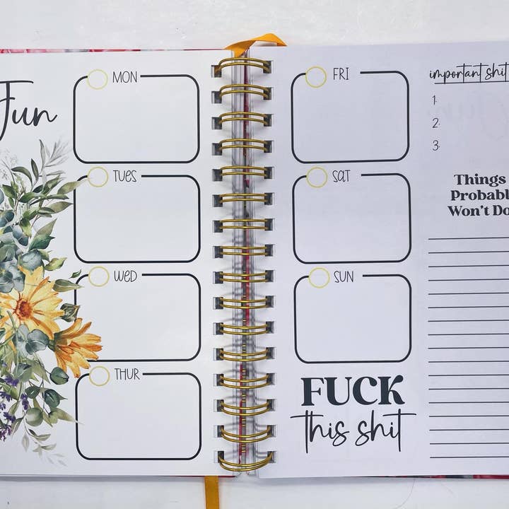 DIYxe - Wholesale Planner - Get Shit Done | Undated Planner | Sweary | Stationary